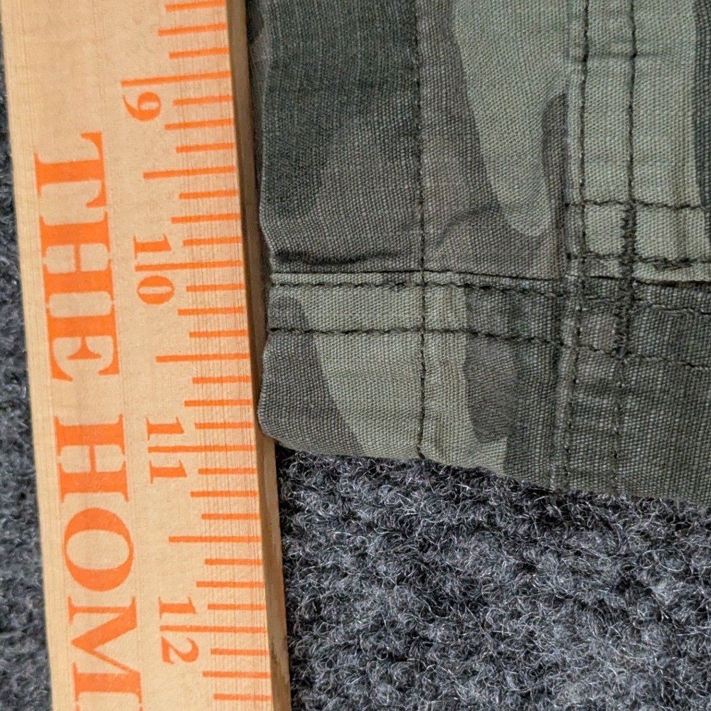 Eddie Bauer Men's 32 Ripstop Green Camo Camouflage Cotton Hiking Cargk Shorts - Picture 14 of 16